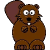 Cartoon beaver