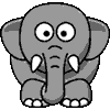 Cartoon elephant