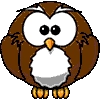 Cartoon owl